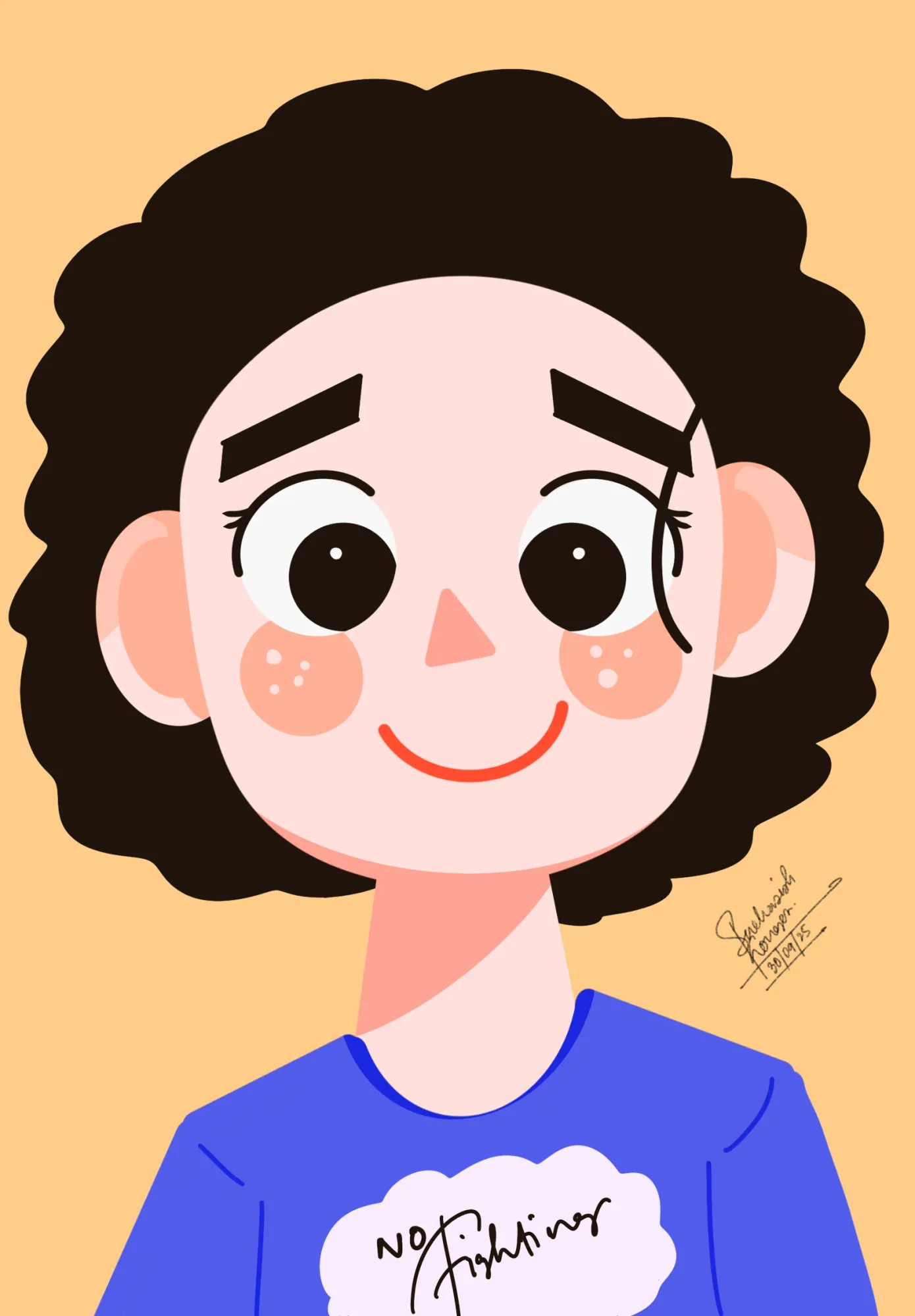 Cartoonify — pen-and-ink portraits, digital — procreate
