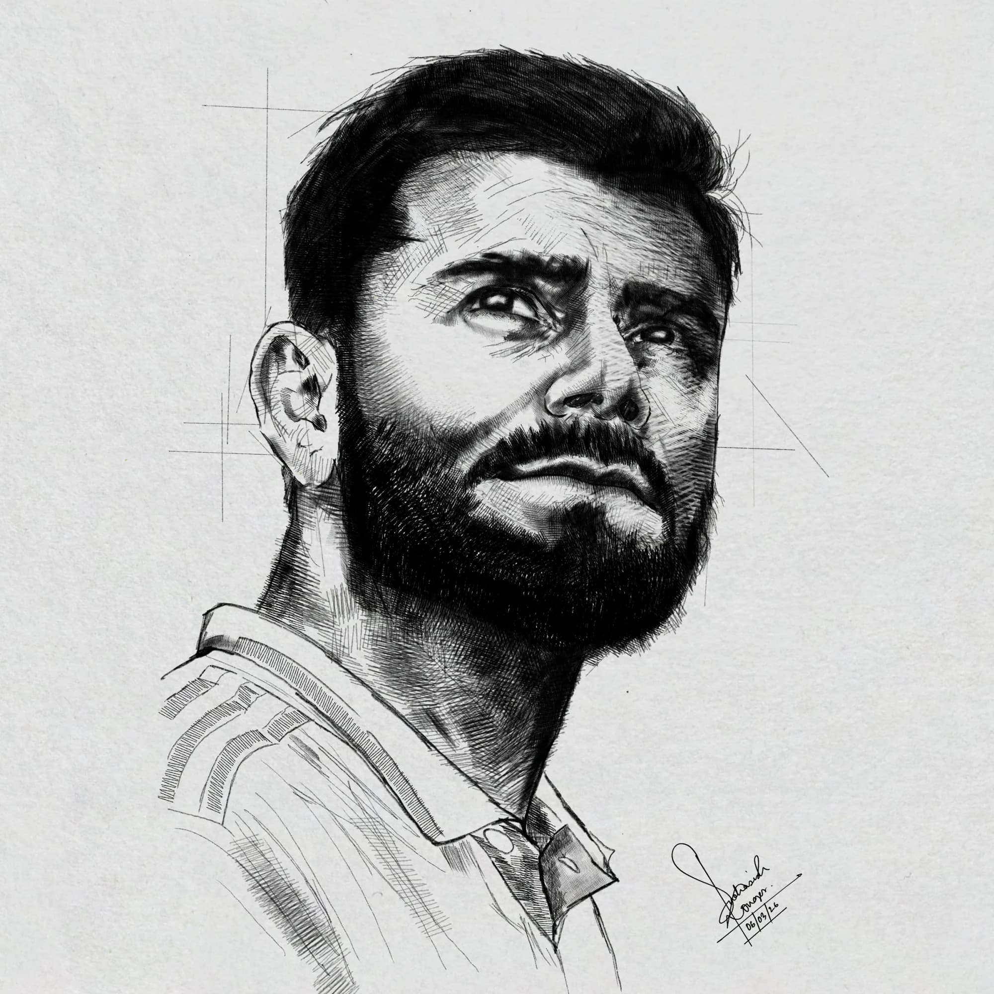 Eighteen — anime & pop-culture, graphite — procreate