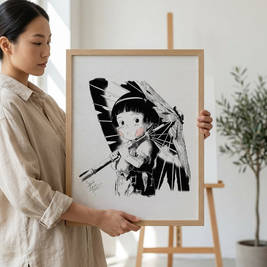 Setsuko Portrait (Grave of the Fireflies)
