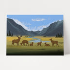 Mountain Valley Herd – Fine Art Landscape Print