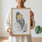 Premanand Ji Maharaj Sketch